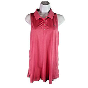 Puma Golf Sleeveless Racerback Pink Tank Top Women's Size Large